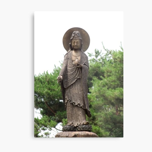 Kwan Yin Metal Print