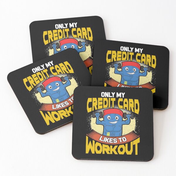 Item preview, Funny Only My Credit Card Likes To Workout Gym designed and sold by perfectpresents.
