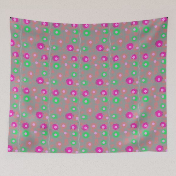 Item preview, Child's Play Flower's Pink Green Gray Multi designed and sold by PageDesigns.