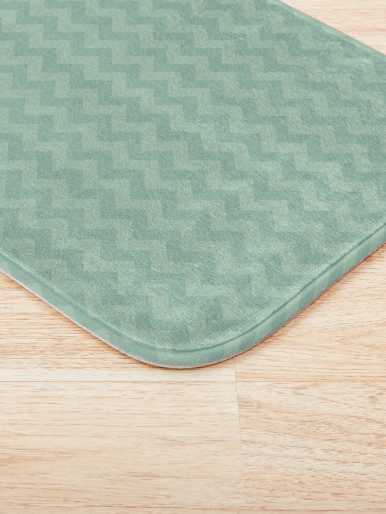 "Aqua Circles Geometric Pattern" Bath Mat by jonathanft Redbubble