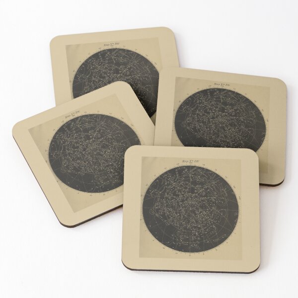Item preview, Vintage Astronomy Constellation Star Map designed and sold by BlueSpecsStudio.
