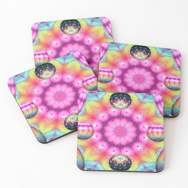 Item preview, Eyes in the Pink Kaleido Montage designed and sold by barrowda.