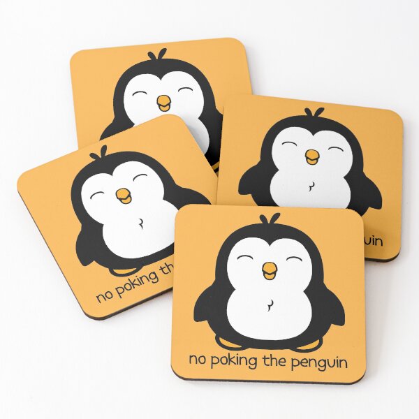 Item preview, No Poking The Penguin Cartoon designed and sold by ironydesigns.