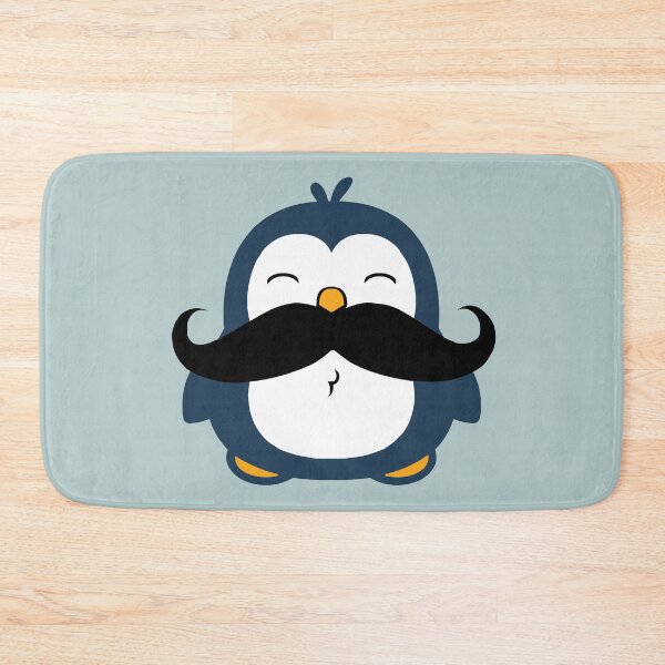 Item preview, Mustache Penguin designed and sold by ironydesigns.