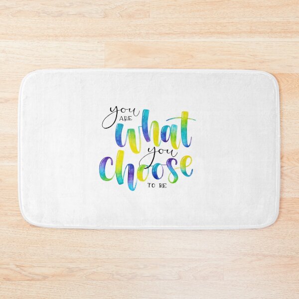 Item preview, You Are What You Choose To Be - Positive Quote  designed and sold by Angelica Herrera.