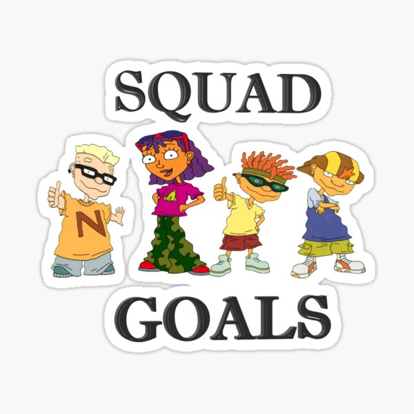 Rocket Power Squad Goals Sticker By Andrecam2 Redbubble