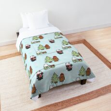 We Bare Bears Christmas Pattern Comforter