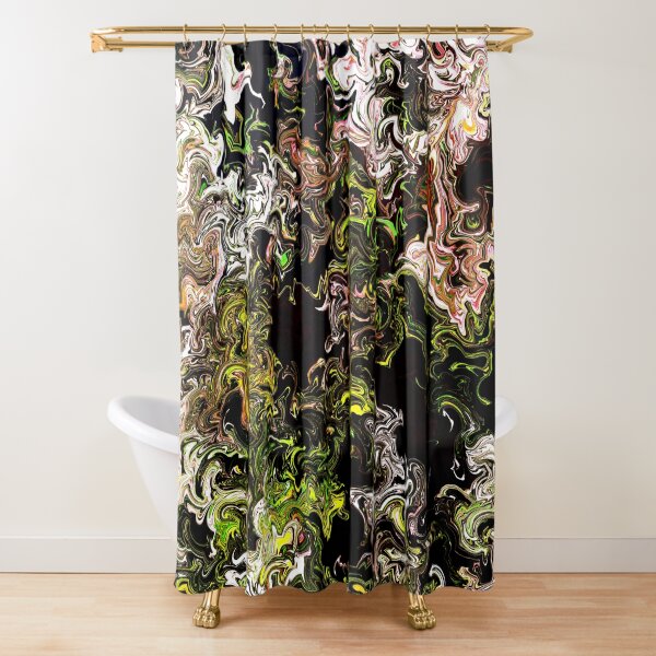 Abstract 01 Shower Curtain