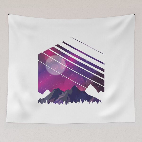 Item preview, Geometric outer space landscape designed and sold by ritshi.