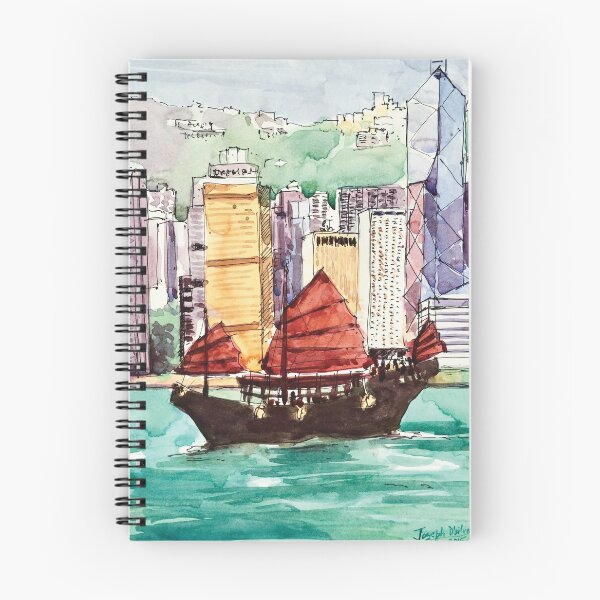 Item preview, Hong Kong Victoria Harbour Aqua Luna designed and sold by TheJoeyStudio.