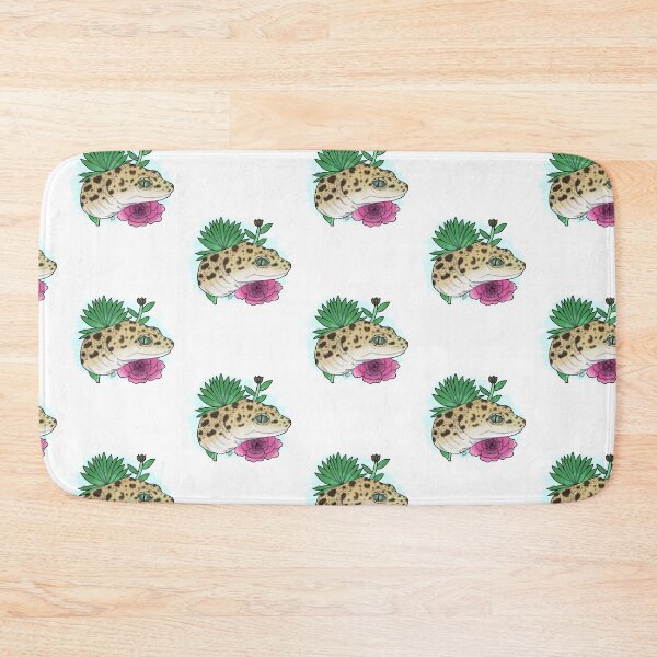 Item preview, Gecko in the Succulents designed and sold by BeanMomDoodles.