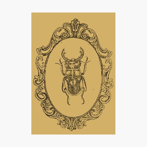 Item preview, Vintage Framed Beetle designed and sold by BlueSpecsStudio.