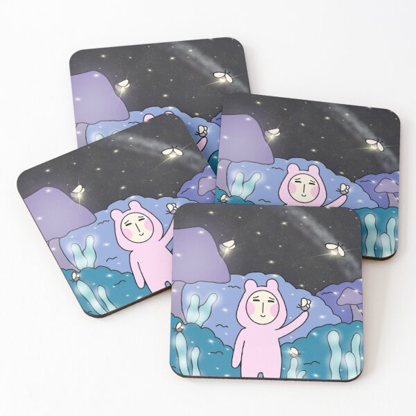 Item preview, Buns and Fireflies  designed and sold by kitsunesden.