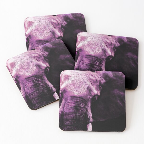 Item preview, Purple Mandala Elephant designed and sold by Diana Shively.