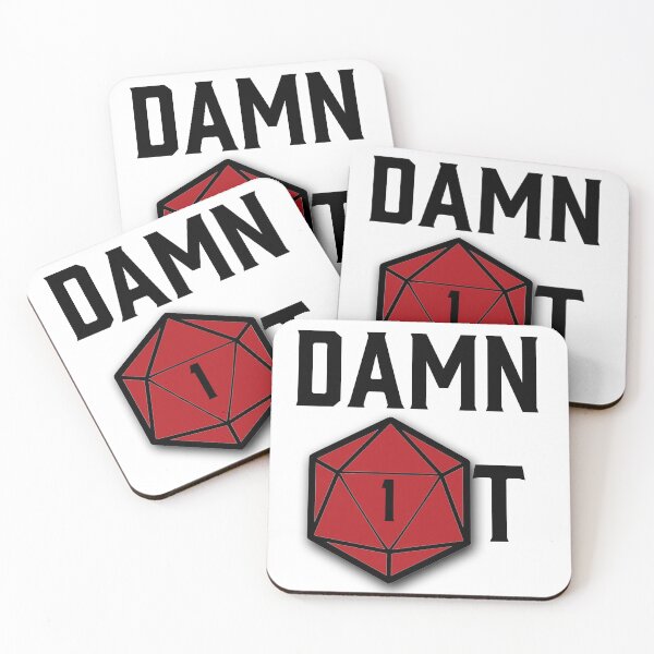 Item preview, Damn 1t - Critical Fail designed and sold by ForceInept's Shop.