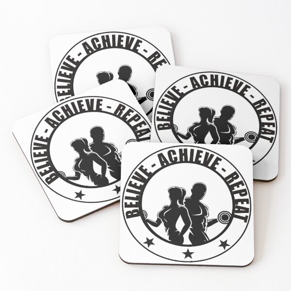 Item preview, Believe, Achieve, Repeat Black Logo designed and sold by Awgie-Dawg.
