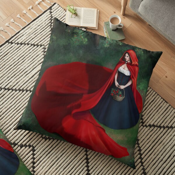 Red Floor Pillow