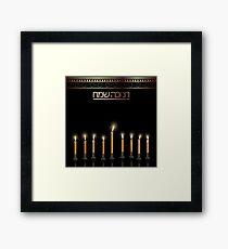 Happy Hanukkah card Framed Print