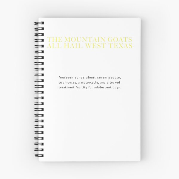 Item preview, The Mountain Goats — All Hail West Texas  designed and sold by moncoss.