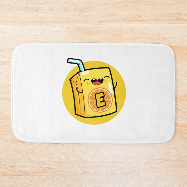 Item preview, Alphabet Letter E Cute Orange Juice Box designed and sold by kidsmonogram.