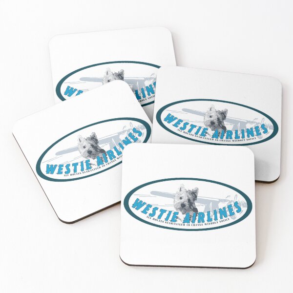 Item preview, West Hyland Terrier Airways logo designed and sold by SEADOGPRINTS.