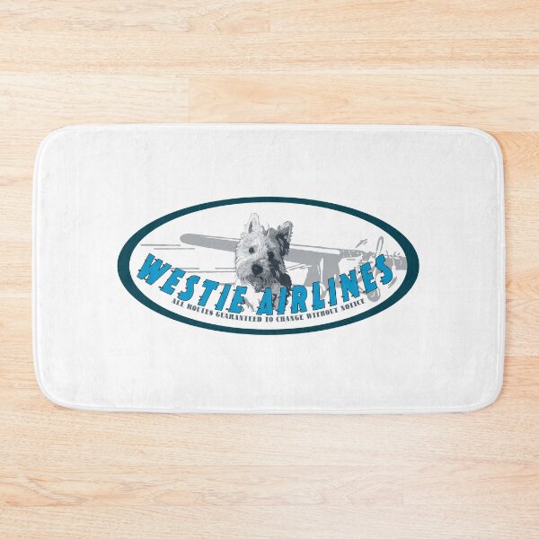 Item preview, West Hyland Terrier Airways logo designed and sold by SEADOGPRINTS.