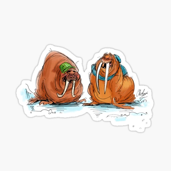 Item preview, Old Friends designed and sold by TheArtfulOlive.