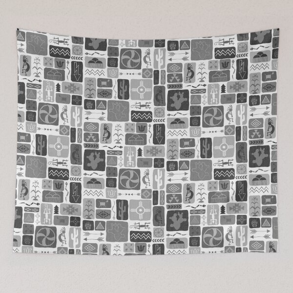 Item preview, Southwest Dreams - Grey designed and sold by WickedRefined - Nicole Demereckis.