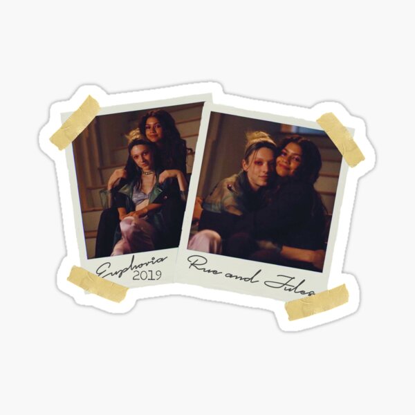 Rue and Jules Polaroids Sticker