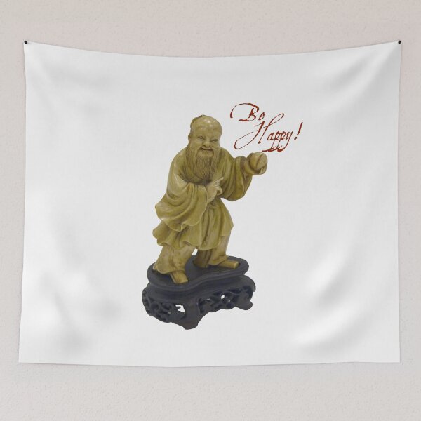 Item preview, God of Longevity Says Be Happy designed and sold by modernzen.