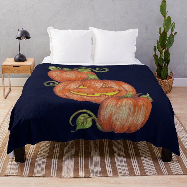 Item preview, Happy Jack-o-lantern, Watercolor designed and sold by Amber Ryder.