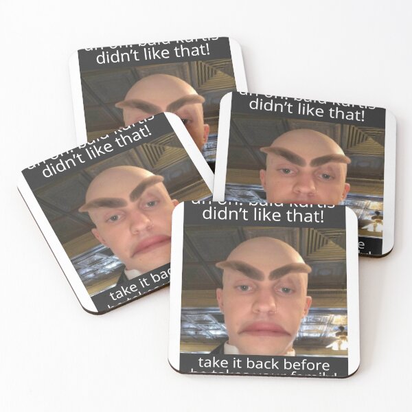 Item preview, angry bald kurtis  designed and sold by ranchington.