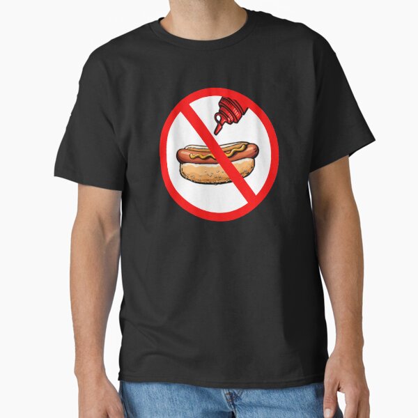 Item preview, No Ketchup Chicago Hot Dog Meme designed and sold by Lollytail.
