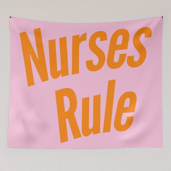 Item preview, Nurses rule! designed and sold by WeMadeOurWorld.