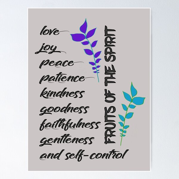 Fruit Of The Spirit Poster