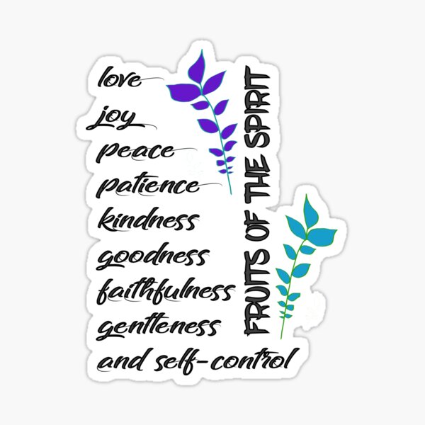 Fruit Of The Spirit Sticker