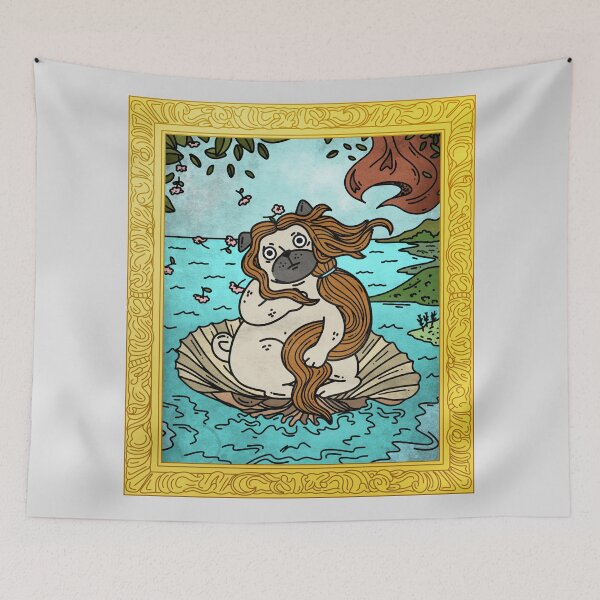 Item preview, The Birth of Venus Pug Dog designed and sold by Artsthetic Collection.