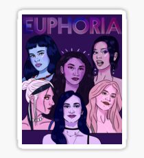 Euphoria HBO Girls Sticker