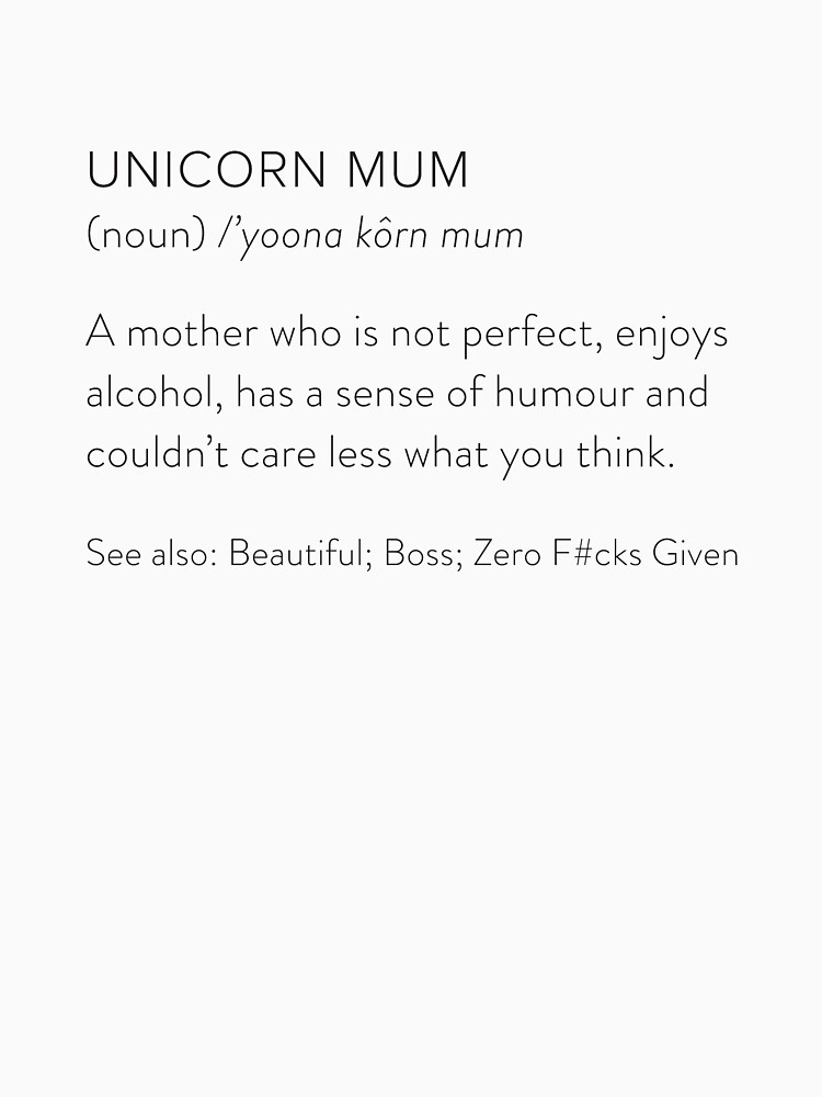 Unicorn Mum by BlushMagazine
