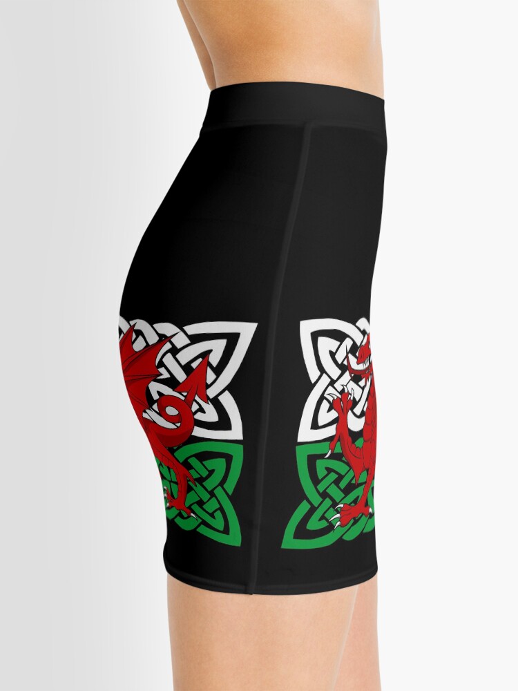 Alternate view of Y Ddraig Goch Mini Skirt