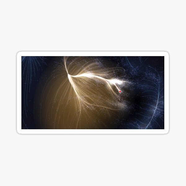 The #Laniakea #Supercluster, #Cosmology, #Astrophysics, Astronomy Sticker