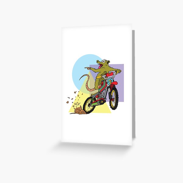 Cartes De Vœux Sur Le Theme Moto Cross Redbubble