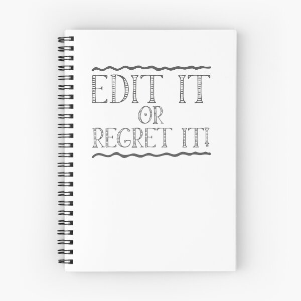 Item preview, Edit it or REGRET IT designed and sold by jazzydevil.
