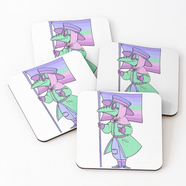 Item preview, Estrialgender Pride Plague Doctor designed and sold by soodie.