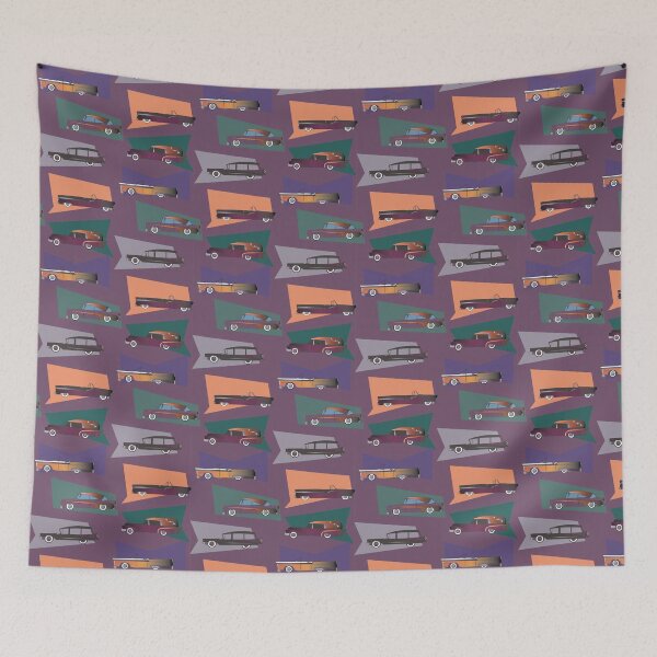 Item preview, Haunted Hotrods in Purple designed and sold by MikkisMotor.