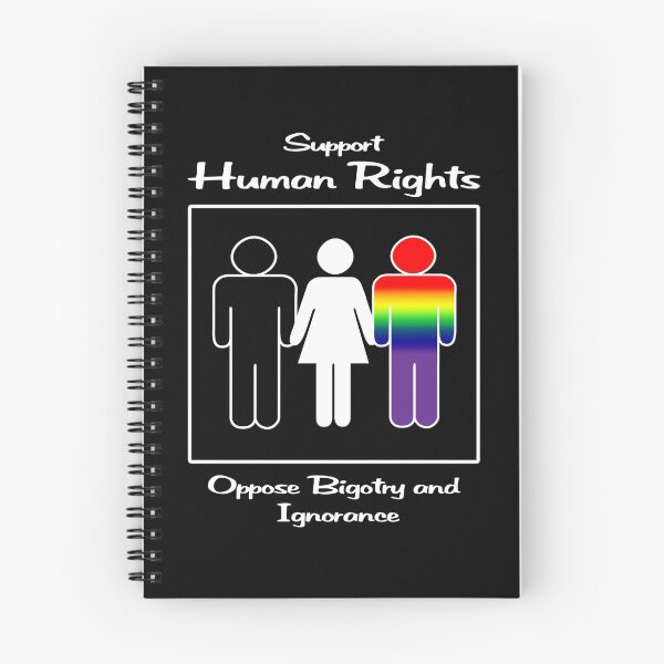 Item preview, Support Human Rights -- Oppose Bigotry and Ignorance designed and sold by Samuel Sheats.
