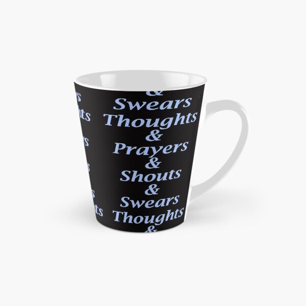 Item preview,  Thoughts & Prayers & Shouts & Swears in Blue designed and sold by GroovyColors.