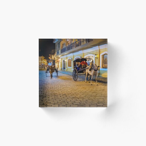 Vigan City, Philippines Acrylic Block