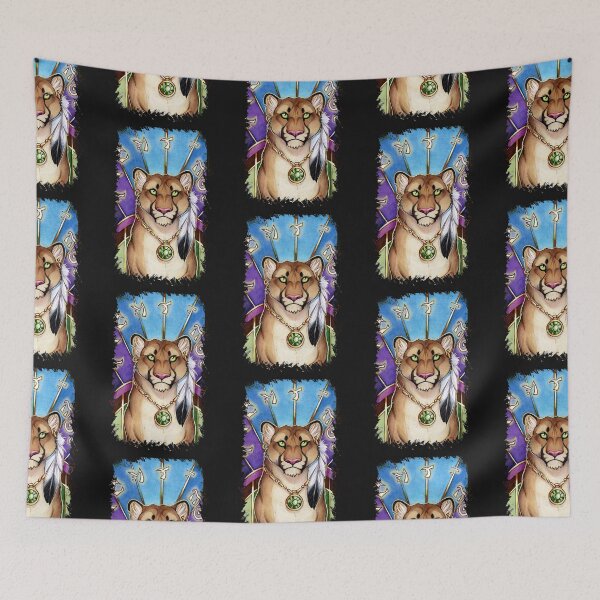 Item preview, Tribal Mystic Puma designed and sold by cybercat.