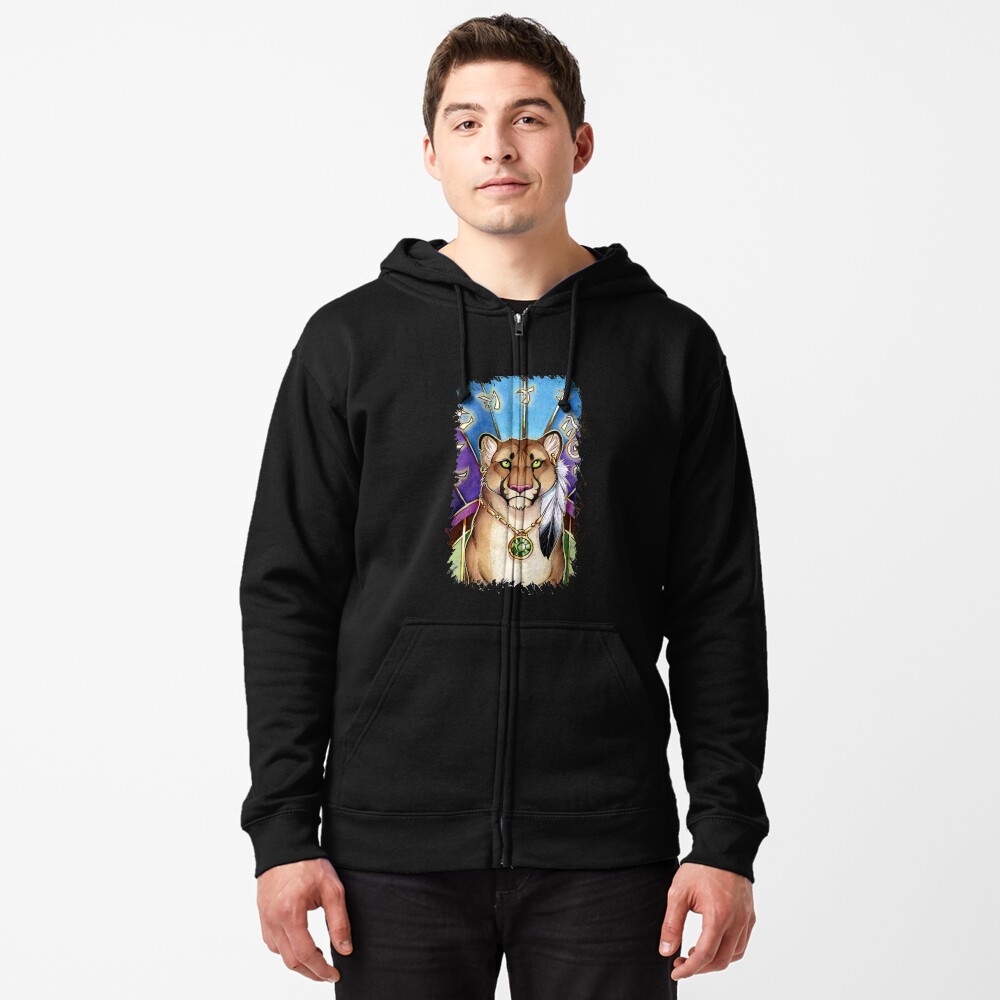 Item preview, Zipped Hoodie designed and sold by cybercat.